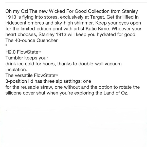 Stanley Wicked Elphaba 40oz Tumbler - Picture 10 of 11